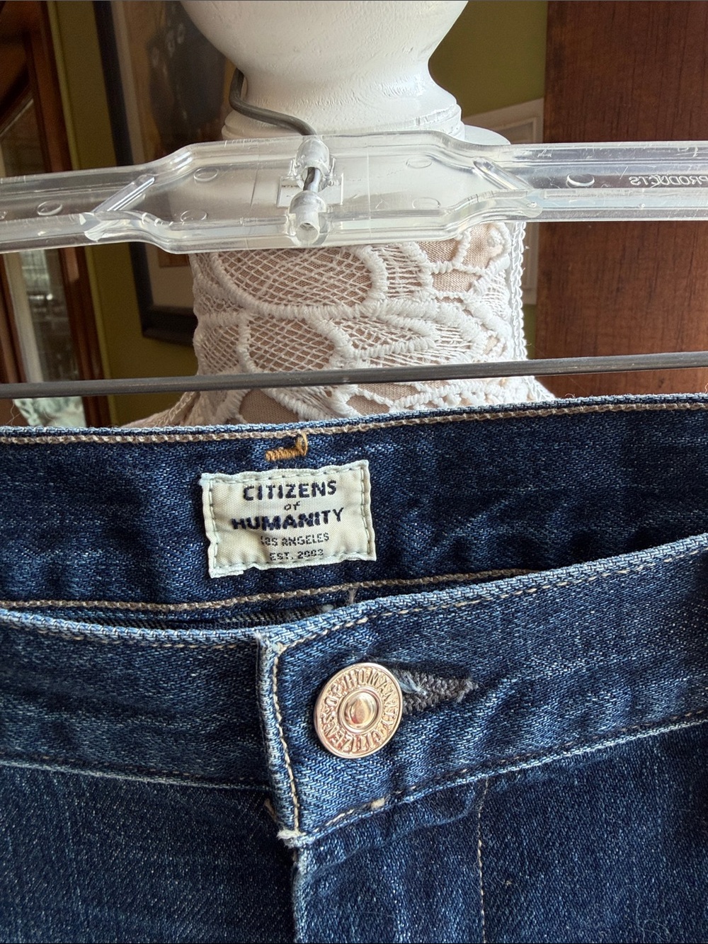 Citizens Of Humanity Dark Blue Bootcut Jeans - Picture 2 of 3